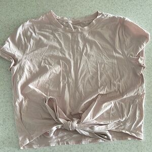 Lululemon tie crop top